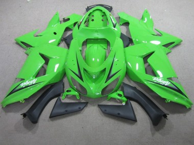 2013-2018 Green Kawasaki ZX6R Moto Fairings UK