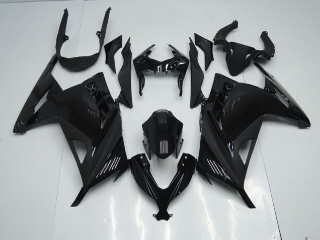 2013-2016 Black Kawasaki ZX300R Motorcycle Bodywork UK 2013-2016 Black Kawasaki ZX300R Motorcycle Bodywork UK