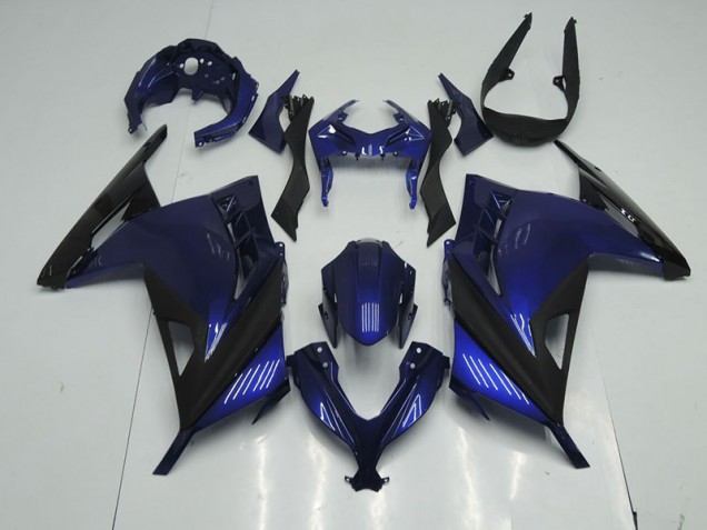 2013-2016 Blue Black Kawasaki ZX300R Motorcyle Fairings UK 2013-2016 Blue Black Kawasaki ZX300R Motorcyle Fairings UK