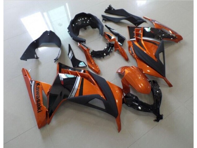 2013-2016 Black Orange Kawasaki ZX300R Motor Fairings UK 2013-2016 Black Orange Kawasaki ZX300R Motor Fairings UK