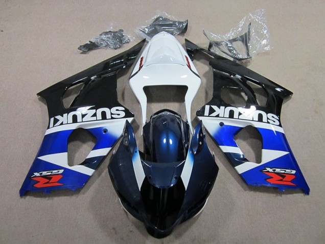 2003-2004 Blue White Decal Suzuki GSXR1000 Bike Fairings UK 2003-2004 Blue White Decal Suzuki GSXR1000 Bike Fairings UK