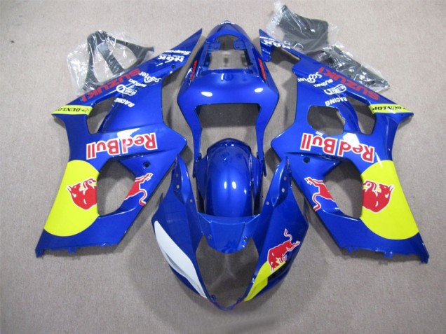2003-2004 Blue Red Bull Suzuki GSXR1000 Replacement Motorcycle Fairings UK 2003-2004 Blue Red Bull Suzuki GSXR1000 Replacement Motorcycle Fairings UK