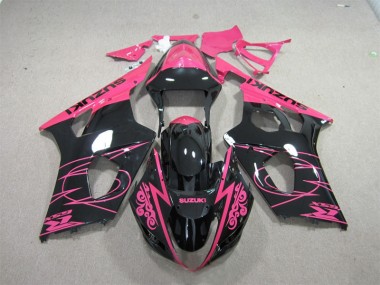 2003-2004 Pink Black Suzuki GSXR1000 Bike Fairing Kit UK