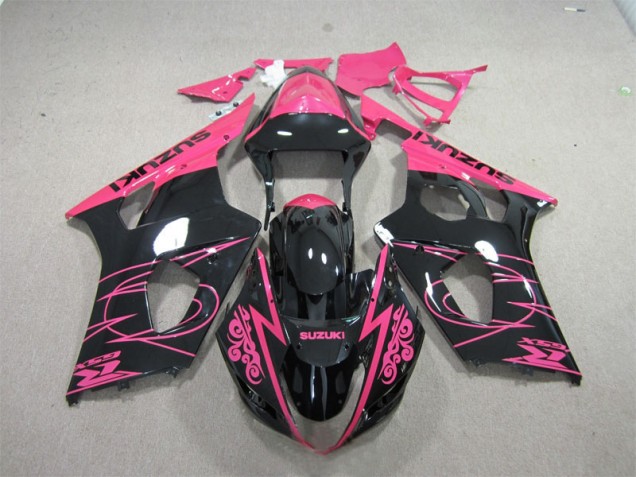 2003-2004 Pink Black Suzuki GSXR1000 Bike Fairing Kit UK 2003-2004 Pink Black Suzuki GSXR1000 Bike Fairing Kit UK
