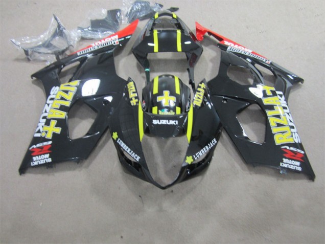 2003-2004 Black Rizla Suzuki GSXR1000 Motorbike Fairing Kits UK 2003-2004 Black Rizla Suzuki GSXR1000 Motorbike Fairing Kits UK