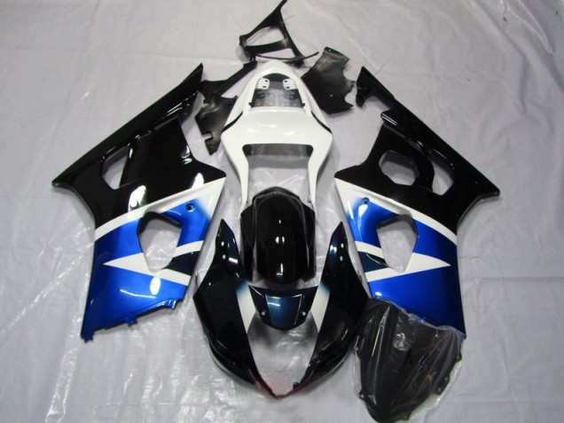 2003-2004 Blue White Suzuki GSXR1000 Replacement Fairings UK 2003-2004 Blue White Suzuki GSXR1000 Replacement Fairings UK