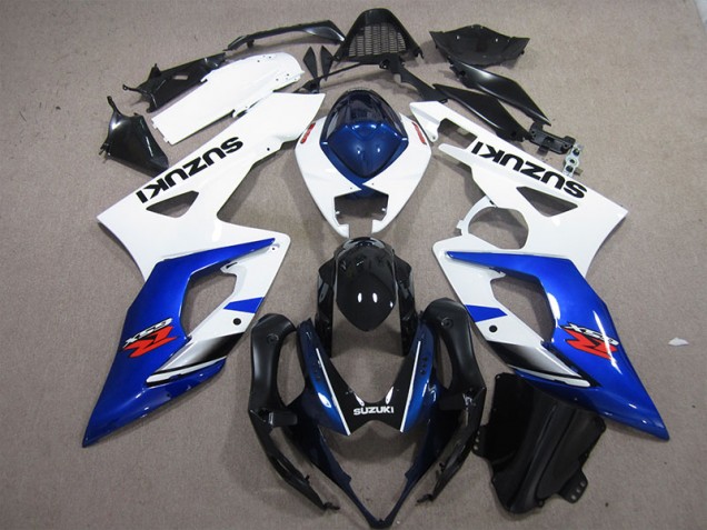 2005-2006 White Blue Suzuki GSXR1000 Motorcylce Fairings UK 2005-2006 White Blue Suzuki GSXR1000 Motorcylce Fairings UK