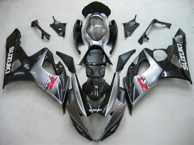 2005-2006 Black Silver Suzuki GSXR1000 Motorcycle Fairing UK 2005-2006 Black Silver Suzuki GSXR1000 Motorcycle Fairing UK