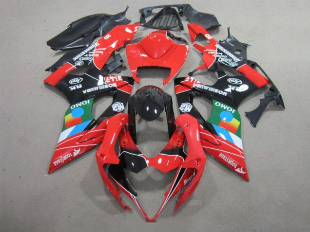2005-2006 Black Red Green Suzuki GSXR1000 Bike Fairing UK 2005-2006 Black Red Green Suzuki GSXR1000 Bike Fairing UK