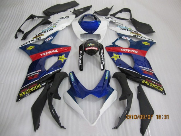2005-2006 Blue Black Rockstar Suzuki GSXR1000 Replacement Motorcycle Fairings UK 2005-2006 Blue Black Rockstar Suzuki GSXR1000 Replacement Motorcycle Fairings UK