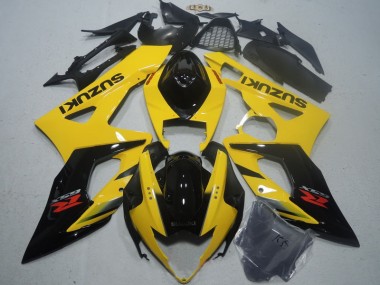 2005-2006 Yellow Black Suzuki GSXR1000 Motorcycle Fairings Kits UK