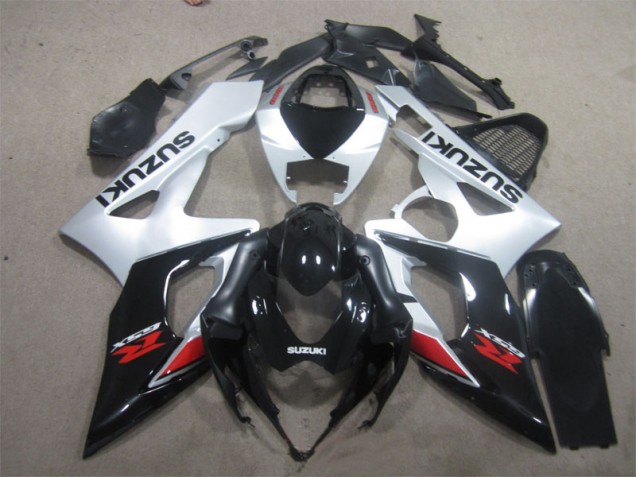 2005-2006 Black White Suzuki GSXR1000 Motorcycle Replacement Fairings UK 2005-2006 Black White Suzuki GSXR1000 Motorcycle Replacement Fairings UK