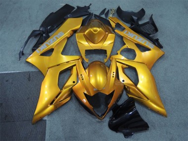 2005-2006 Gold Suzuki GSXR1000 Motorcycle Fairings Kit UK