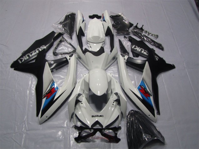 2007-2008 White Black Suzuki GSXR1000 Motor Bike Fairings UK 2007-2008 White Black Suzuki GSXR1000 Motor Bike Fairings UK