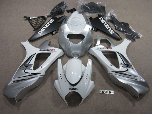 2007-2008 White Suzuki GSXR1000 Replacement Motorcycle Fairings UK 2007-2008 White Suzuki GSXR1000 Replacement Motorcycle Fairings UK