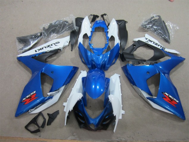 2009-2016 Blue White Suzuki GSXR1000 Motorcycle Fairings UK 2009-2016 Blue White Suzuki GSXR1000 Motorcycle Fairings UK