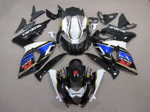 2009-2016 Black Blue White Dark Dog Suzuki GSXR1000 Motorcycle Bodywork UK 2009-2016 Black Blue White Dark Dog Suzuki GSXR1000 Motorcycle Bodywork UK