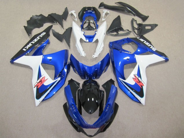 2009-2016 Blue White Suzuki GSXR1000 Motorcycle Fairings & Bodywork UK 2009-2016 Blue White Suzuki GSXR1000 Motorcycle Fairings & Bodywork UK