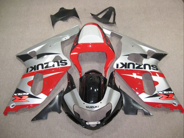 2001-2003 Red Silver Suzuki GSXR600 Motorcylce Fairings UK 2001-2003 Red Silver Suzuki GSXR600 Motorcylce Fairings UK