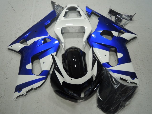 2001-2003 White Blue Suzuki GSXR600 Motorcycle Fairing Kit UK 2001-2003 White Blue Suzuki GSXR600 Motorcycle Fairing Kit UK