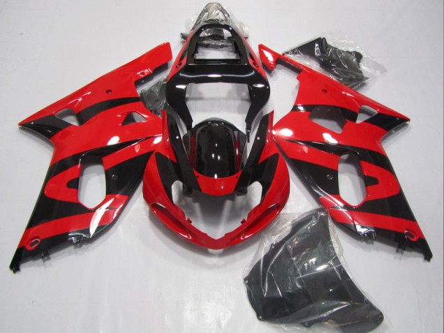 2001-2003 Black Red Suzuki GSXR600 Motorbike Fairing UK 2001-2003 Black Red Suzuki GSXR600 Motorbike Fairing UK