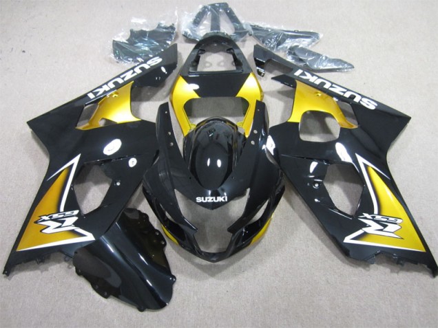 2004-2005 Black Yellow Suzuki GSXR600 Motorcycle Replacement Fairings UK 2004-2005 Black Yellow Suzuki GSXR600 Motorcycle Replacement Fairings UK