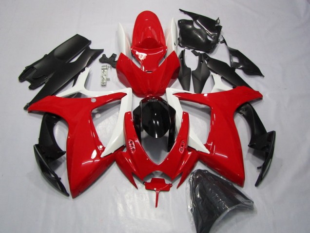 2006-2007 Red Black Suzuki GSXR600 Motorcycle Replacement Fairings UK 2006-2007 Red Black Suzuki GSXR600 Motorcycle Replacement Fairings UK