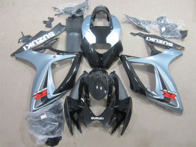 2006-2007 Black Grey Suzuki GSXR600 Motor Fairings UK 2006-2007 Black Grey Suzuki GSXR600 Motor Fairings UK