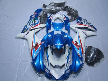 2011-2021 Blue White Suzuki GSXR600 Replacement Motorcycle Fairings UK