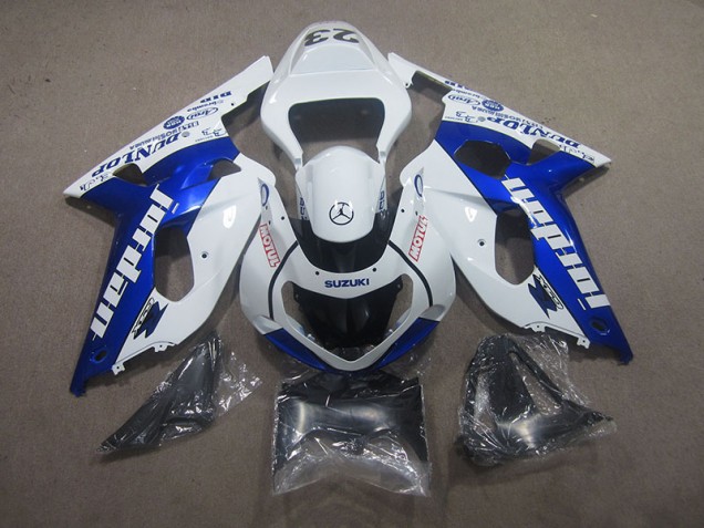 2001-2003 White Blue Motul Suzuki GSXR750 Motorcycle Fairing Kit UK 2001-2003 White Blue Motul Suzuki GSXR750 Motorcycle Fairing Kit UK