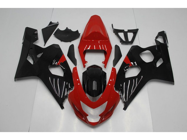 2004-2005 Red Black Suzuki GSXR750 Motorcylce Fairings UK 2004-2005 Red Black Suzuki GSXR750 Motorcylce Fairings UK