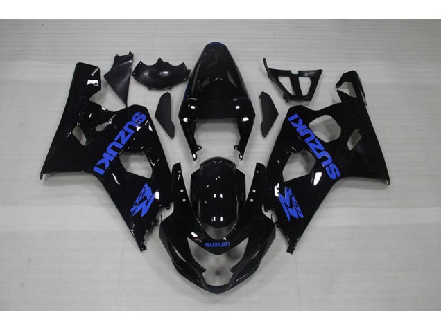 2004-2005 Black Blue Decal Suzuki GSXR750 Motorcycle Fairing Kits UK 2004-2005 Black Blue Decal Suzuki GSXR750 Motorcycle Fairing Kits UK