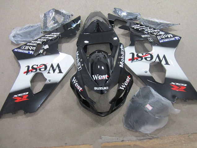 2004-2005 Black West Moil Suzuki GSXR750 Motorcycle Fairing Kit UK 2004-2005 Black West Moil Suzuki GSXR750 Motorcycle Fairing Kit UK