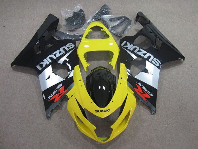 2004-2005 Yelow Black Silver Suzuki GSXR750 Motorcycle Replacement Fairings UK 2004-2005 Yelow Black Silver Suzuki GSXR750 Motorcycle Replacement Fairings UK