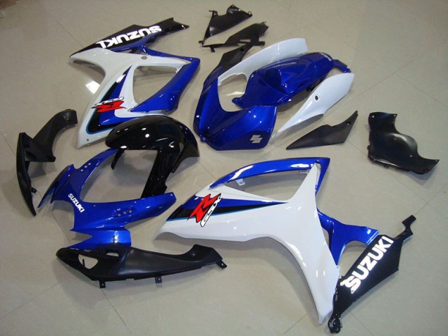 2006-2007 Blue White Black Suzuki GSXR750 Motorcylce Fairings UK