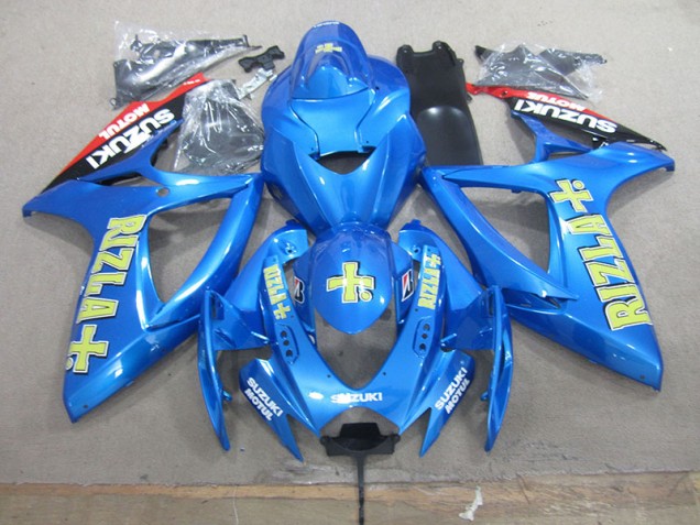 2006-2007 Blue Yellow Rizla Suzuki GSXR750 Bike Fairings UK 2006-2007 Blue Yellow Rizla Suzuki GSXR750 Bike Fairings UK