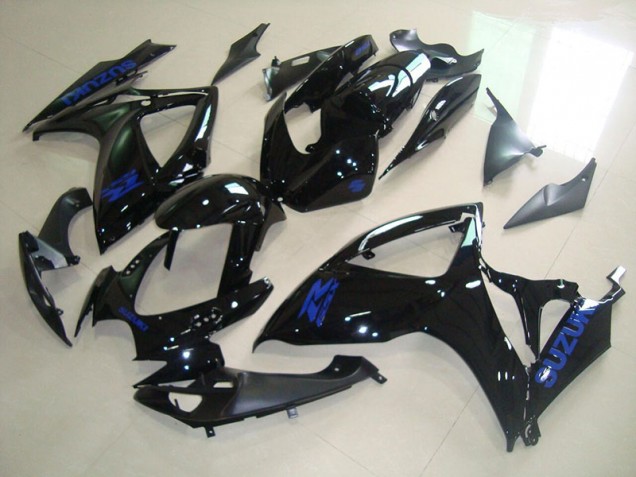 2006-2007 Black Blue Decal Suzuki GSXR750 Bike Fairing UK