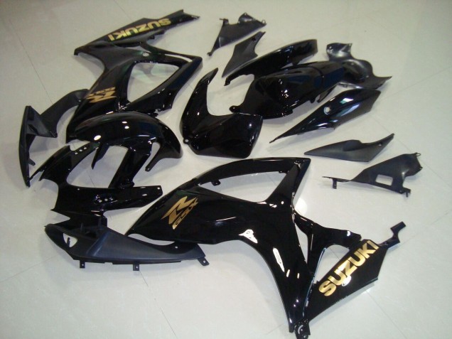 2006-2007 Black Gold Decal Suzuki GSXR750 Motorcyle Fairings UK 2006-2007 Black Gold Decal Suzuki GSXR750 Motorcyle Fairings UK