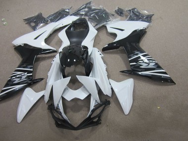 2011-2021 White Black Suzuki GSXR750 Motorcycle Fairing Kit UK