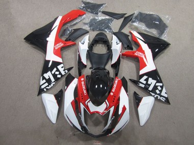 2011-2021 Black Red Suzuki GSXR750 Bike Fairing UK