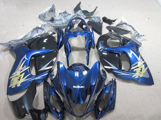 2008-2019 Blue White Gold Decal Suzuki GSXR1300 Hayabusa Motorbike Fairing UK 2008-2019 Blue White Gold Decal Suzuki GSXR1300 Hayabusa Motorbike Fairing UK