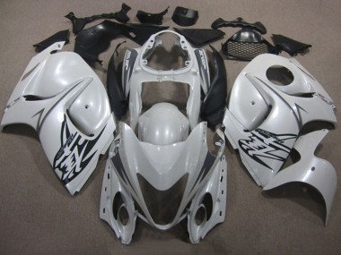 2008-2019 White Black Suzuki GSXR1300 Hayabusa Motorcycle Replacement Fairings UK