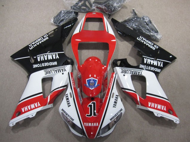 1998-1999 Red White Black 50 Yamaha YZF R1 Replacement Motorcycle Fairings UK 1998-1999 Red White Black 50 Yamaha YZF R1 Replacement Motorcycle Fairings UK