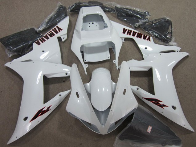 2002-2003 White Black Yamaha YZF R1 Motorcycle Fairing Kit UK 2002-2003 White Black Yamaha YZF R1 Motorcycle Fairing Kit UK