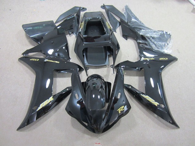 2002-2003 Black Gold Decal Yamaha YZF R1 Motorcyle Fairings UK 2002-2003 Black Gold Decal Yamaha YZF R1 Motorcyle Fairings UK