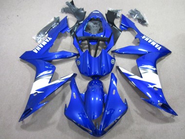 2004-2006 Blue White Yamaha YZF R1 Motorcycle Fairings Kits UK