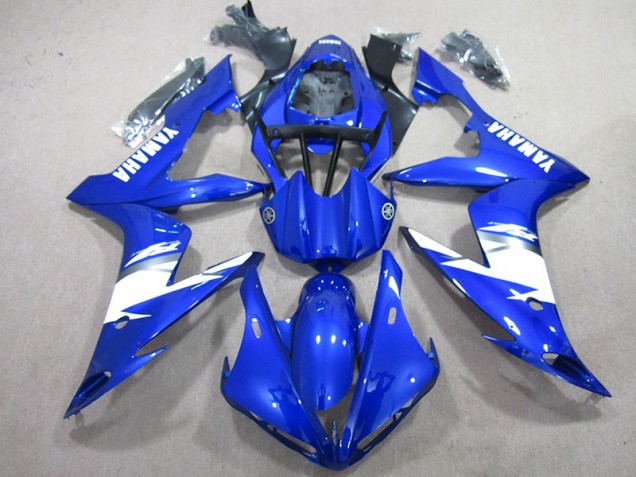 2004-2006 Blue White Yamaha YZF R1 Motorcycle Fairings Kits UK 2004-2006 Blue White Yamaha YZF R1 Motorcycle Fairings Kits UK