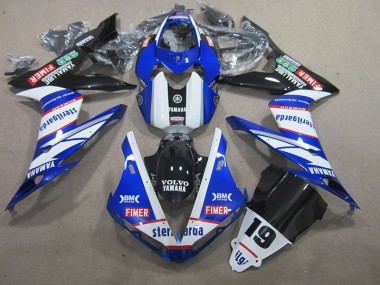 2004-2006 Blue White Volvo Sterilgarda 19 Yamaha YZF R1 Replacement Fairings UK