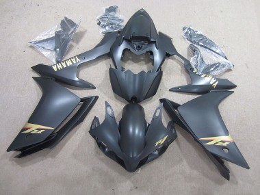 2007-2008 Black Gold Decal Yamaha YZF R1 Bike Fairings UK