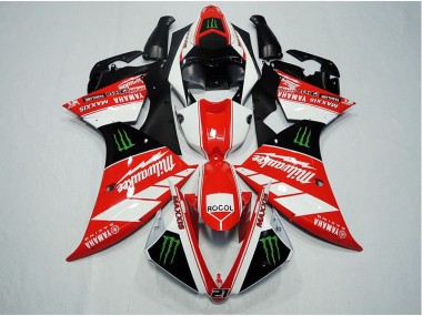 2012-2014 Red White Rocol Yamaha YZF R1 Replacement Motorcycle Fairings UK